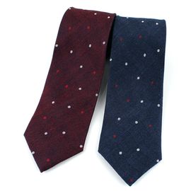 [MAESIO] KSK2627 Wool Silk Dot Necktie 8cm 2Color _ Men's Ties Formal Business, Ties for Men, Prom Wedding Party, All Made in Korea